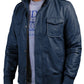  Leather Jackets Hub Mens Genuine Lambskin Leather Jacket (Black, Bomber Jacket) - 1501019