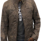  Leather Jackets Hub Mens Genuine Lambskin Leather Jacket (Black, Fencing Jacket) - 1501101