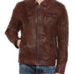  Leather Jackets Hub Mens Genuine Lambskin Leather Jacket (Black, Regal Jacket) - 1501205