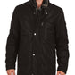  Leather Jackets Hub Mens Genuine Lambskin Leather Over Coat (Black, Long Coat) - 1502208