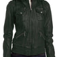  Leather Jackets Hub Mens Genuine Lambskin Leather Jacket (Black, Regal Jacket) - 1501270