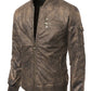  Leather Jackets Hub Mens Genuine Lambskin Leather Jacket (Black, Bomber Jacket) - 1501286
