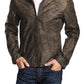  Leather Jackets Hub Mens Genuine Lambskin Leather Jacket (Black, Classic Jacket) - 1501304