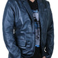  Leather Jackets Hub Mens Genuine Lambskin Leather Coat (Black, Blazer Jacket) - 1501830
