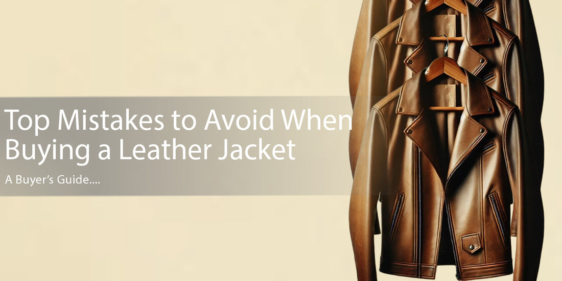 Top Mistakes to Avoid When Buying a Leather Jacket 