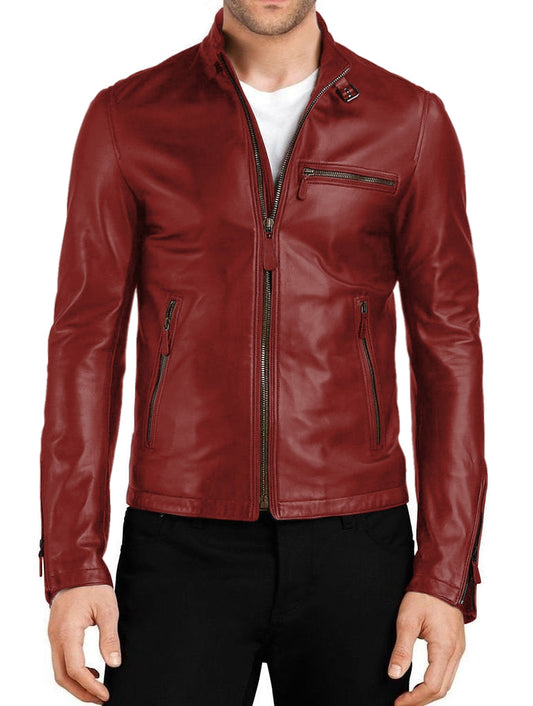 Maroon@blazara-maroon-biker-leather-jacket