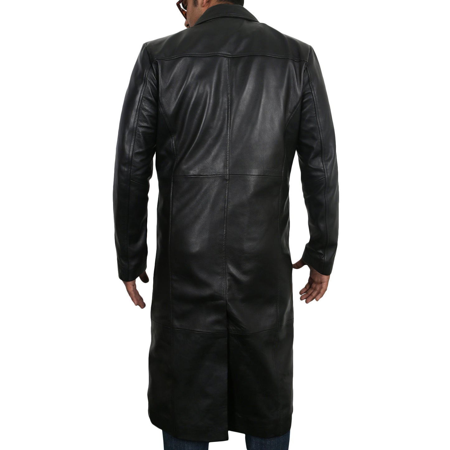 Black@Iorin-Classic-Long-Leather-Trench-Coat-image2