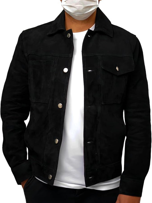 Suede-Black@garthis-black-suede-cafe-racer-leather-jacket