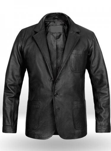 Black@Hynith-Daniel-Craig-Leather-Blazer-image2