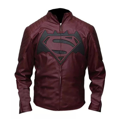 Leather-Jackets-Hub-Mens-Genuine-Lambskin-Leather-Jacket-(Red,-Batman-Vs-Superman)---LJH1038