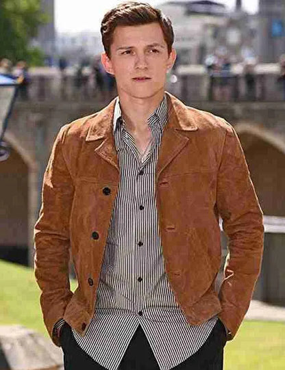 Leather-Jackets-Hub-Mens-Genuine-Cow-Suede-Leather-Jacket-(Suede-Tan,-Spider-Man)---LJH1043