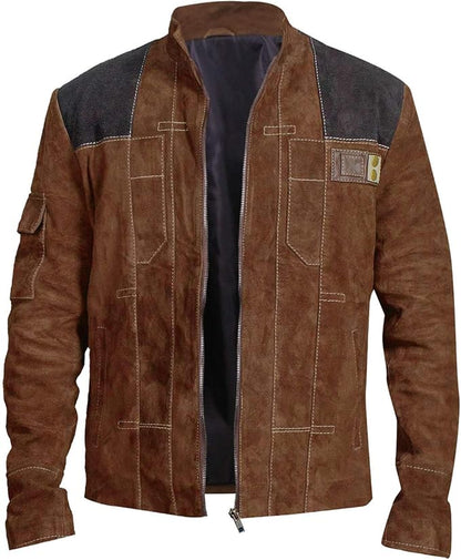 Leather-Jackets-Hub-Mens-Genuine-Cow-suede-Leather-Jacket-(Suede-Tan,-Star-Wars)---LJH1074