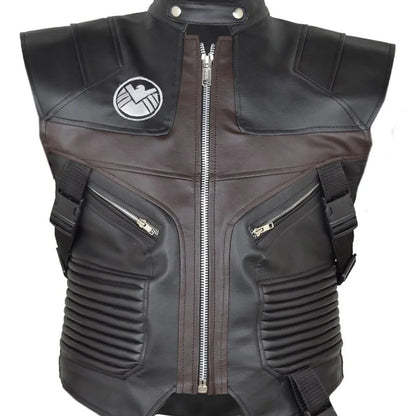 Leather-Jackets-Hub-Mens-Genuine-Lambskin-Leather-Waist-(Black-Brown,-Avengers)---LJH1088