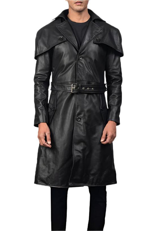 Black@Nyther-Cape-Backed-Leather-Duster-Coat