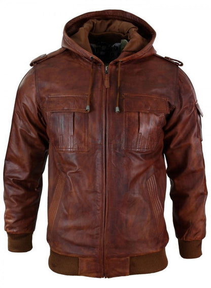 levitix-brown-hooded-bomber-leather-jacket