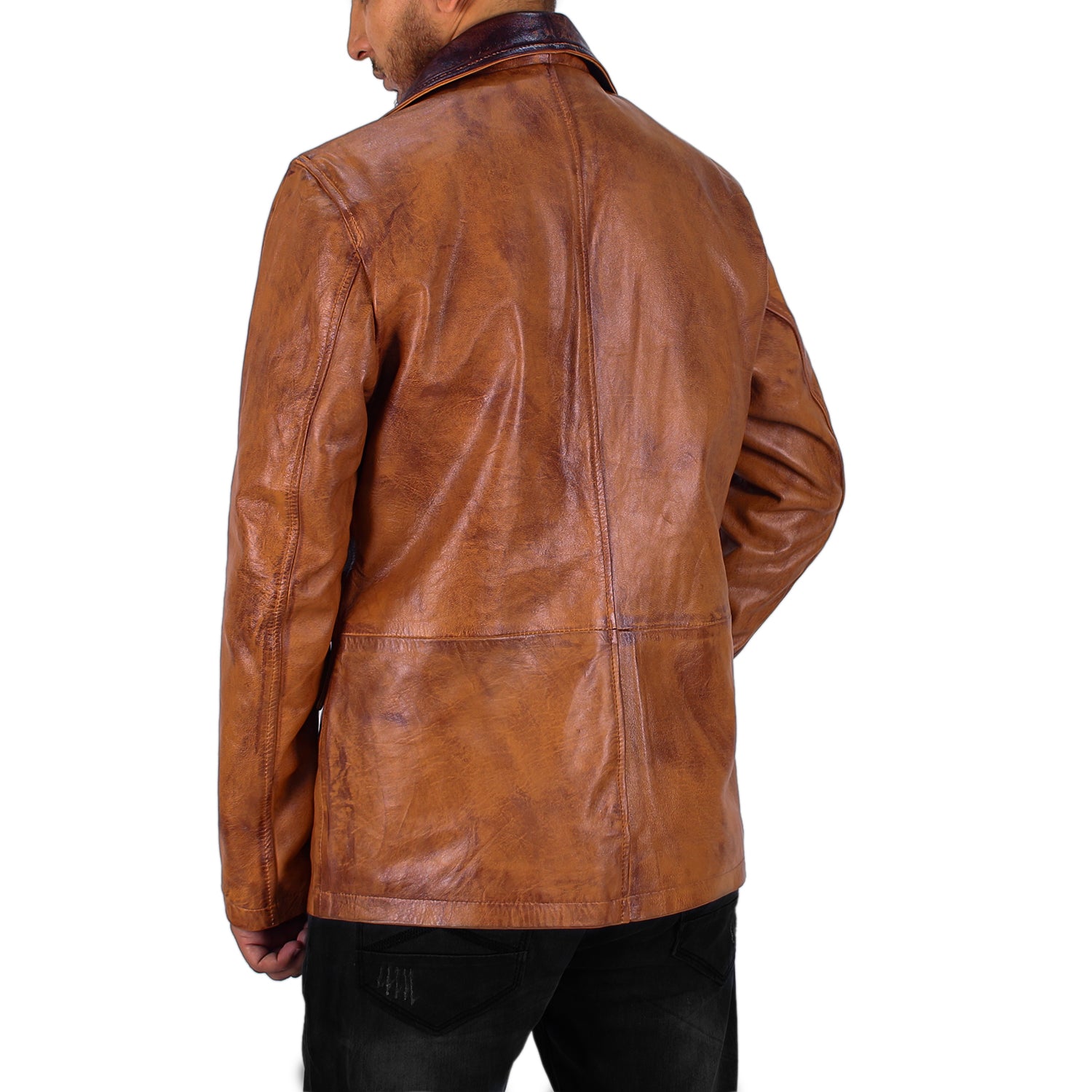 TAN@lyxis-distressed-leather-double-breasted-men's-winter-coat-image2