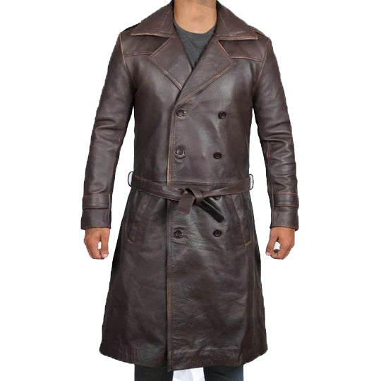 Brown@Nyoris-Distressed-Long-Leather-Double-Breasted-Coat