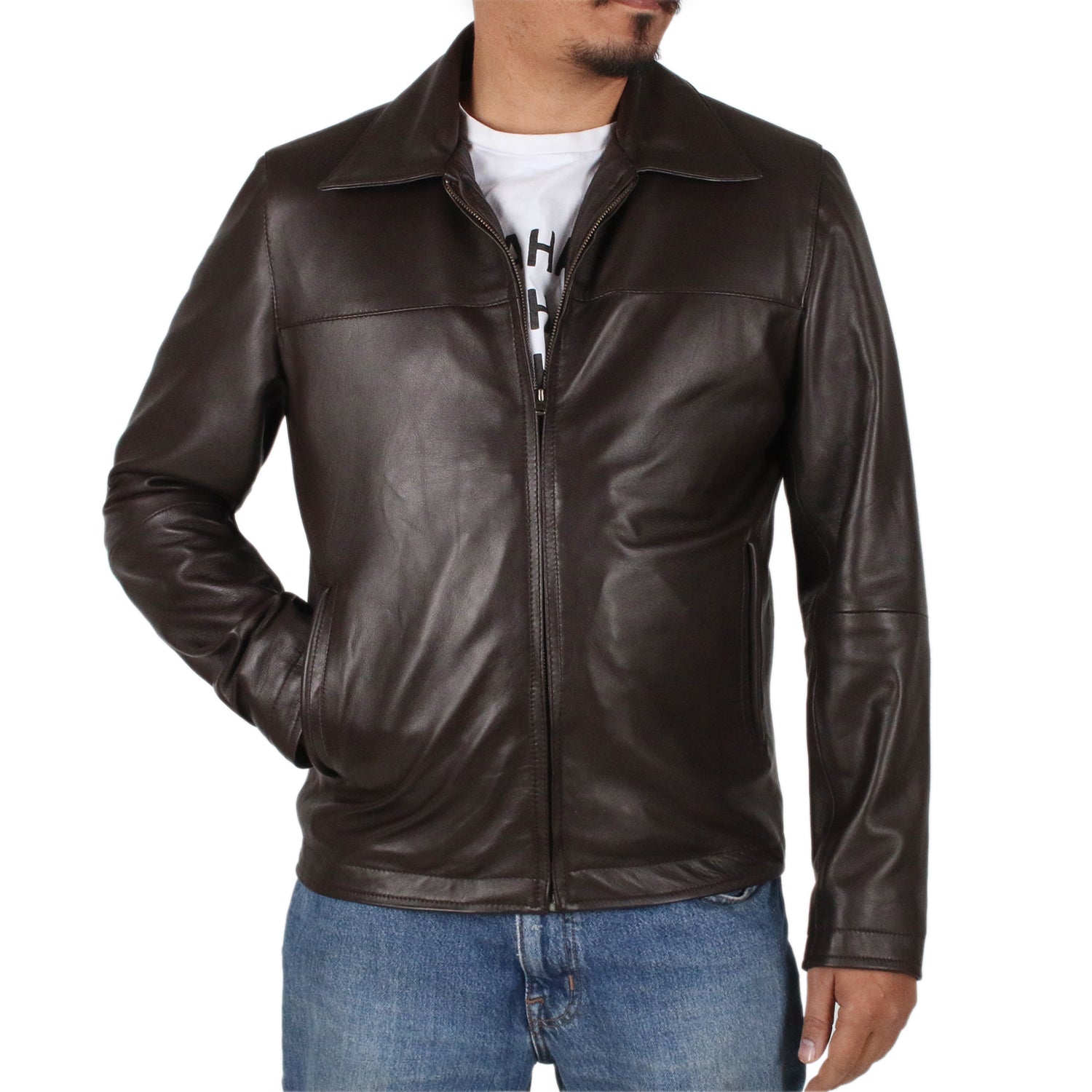 Brown@pinnara-brown-aviator-leather-jacket