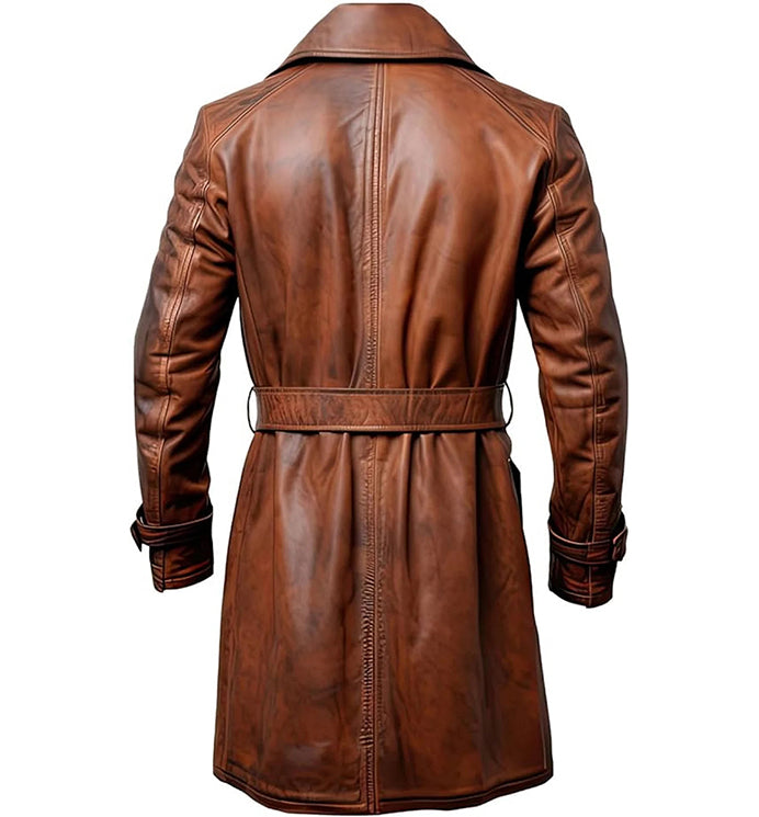 Vax Brown@Qorion-Motorcycle-Leather-Duster-Coat-2