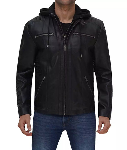 quirin-hooded-black-cafe-racer-leather-jacket