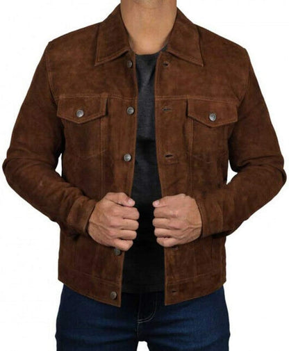 Gavix-Brown-Suede-Aviator-Leather-Jacket