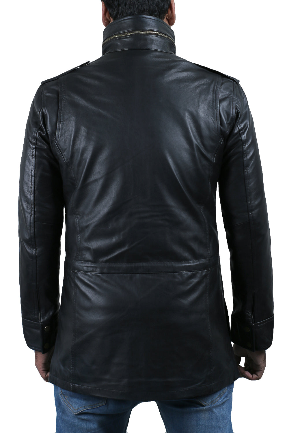 Black@Rilor-Stand-Collar-Long-Leather-Coat-image2