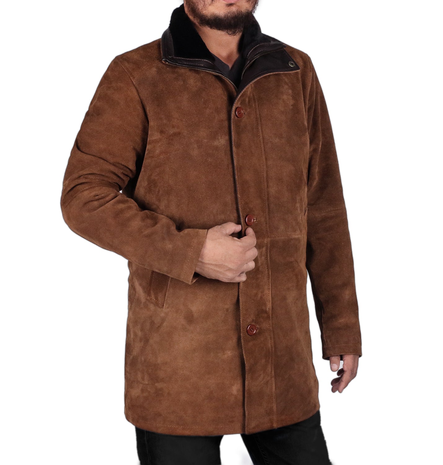 Suede-Tan@SHERIFF-WALT-ROBERT-TAYLOR-COW-SUEDE-LEATHER-COAT-image2