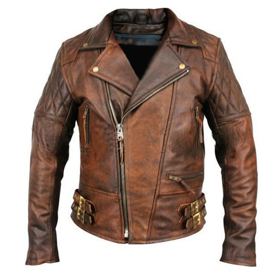 Distressed Brown@zenthix-distressed-brown-double-rider-leather-jacket