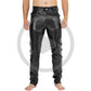 Ylira-Mens-Black-Leather-Cargo-Pants-Video