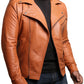  Leather Jackets Hub Mens Genuine Lambskin Leather Jacket (Black, Double Rider Jacket) - 1501009