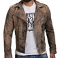  Leather Jackets Hub Mens Genuine Lambskin Leather Jacket (Black, Double Rider Jacket) - 1501009