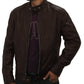  Leather Jackets Hub Mens Genuine Lambskin Leather Jacket (Black, Racer Jacket) - 1501069