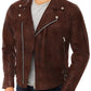 Leather Jackets Hub Mens Genuine Lambskin Leather Jacket (Black, Double Rider Jacket) - 1501104