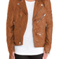  Leather Jackets Hub Mens Genuine Lambskin Leather Jacket (Black, Double Rider Jacket) - 1501115