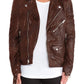  Leather Jackets Hub Mens Genuine Lambskin Leather Jacket (Black, Double Rider Jacket) - 1501115