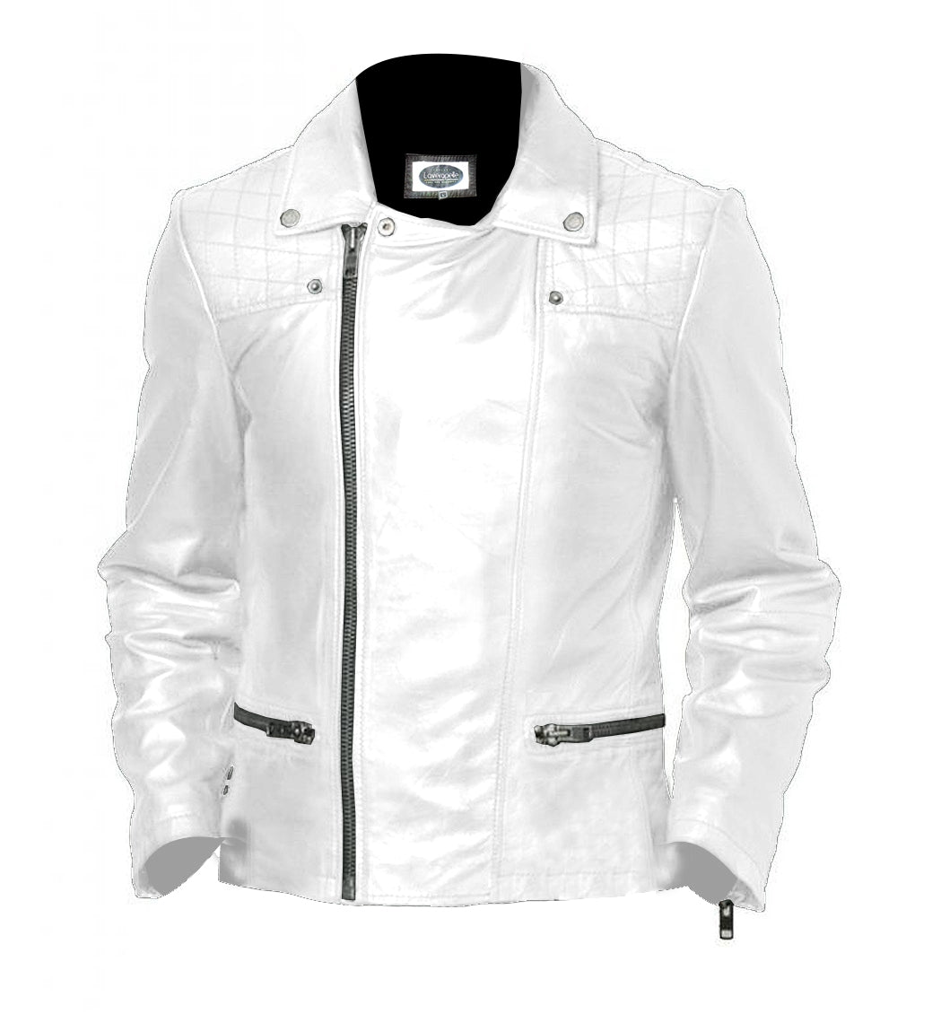Leather Jackets Hub Mens Genuine Lambskin Leather Jacket (Black, Double Rider Jacket) - 1501120