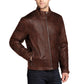  Leather Jackets Hub Mens Genuine Lambskin Leather Jacket (Black, Classic Jacket) - 1501168