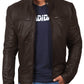  Leather Jackets Hub Mens Genuine Lambskin Leather Jacket (Black, Classic Jacket) - 1501198