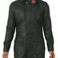  Leather Jackets Hub Mens Genuine Lambskin Leather Over Coat (Black, Long Coat) - 1502823