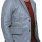  Leather Jackets Hub Mens Genuine Lambskin Leather Coat (Black, Blazer Jacket) - 1501830 - Leather Jackets Hub