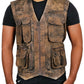  Halion Leather Trucker Vest - Leather Jackets Hub