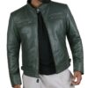 Green@blazeon-green-biker-leather-jacket