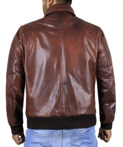 Distressed Brown@synara-distressed-brown-aviator-leather-jacket-back