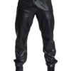 Black@Aethor-Mens-Black-Faux-Leather-Pants