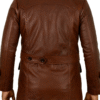 Brown@Brinith Brown Pea Coat Back