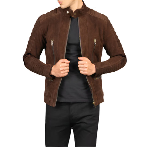 Cassira-Brown-Suede-Cafe-Racer-Leather-Jacket