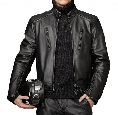 Darnis-Black-Cafe-Racer-Leather-Jacket