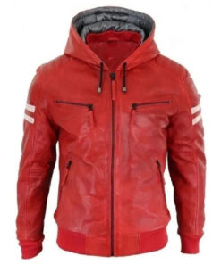 Red@elixira-red-hooded-biker-leather-jacket