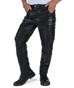 Black@Eryon-Mens-Black-Leather-Motorcycle-Pants