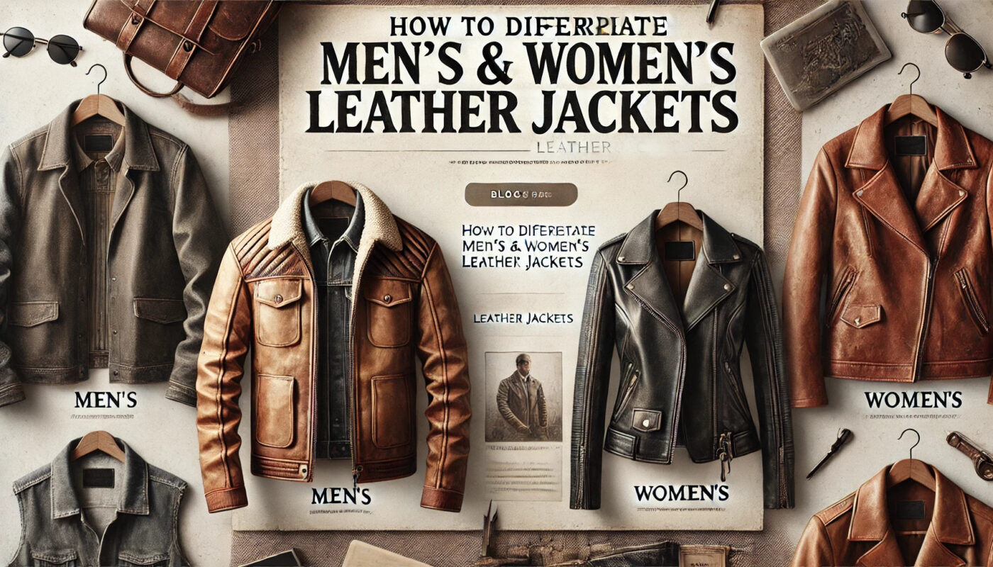 How to Differentiate Men’s and Women’s Leather Jackets